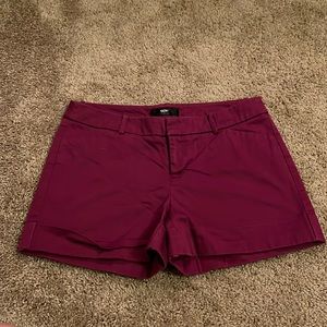 Mossimo plum shorts